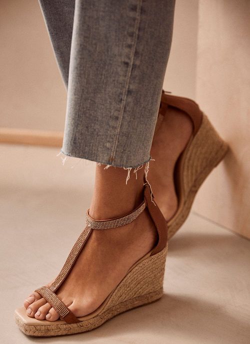 Lilian Tan Embellished Wedges