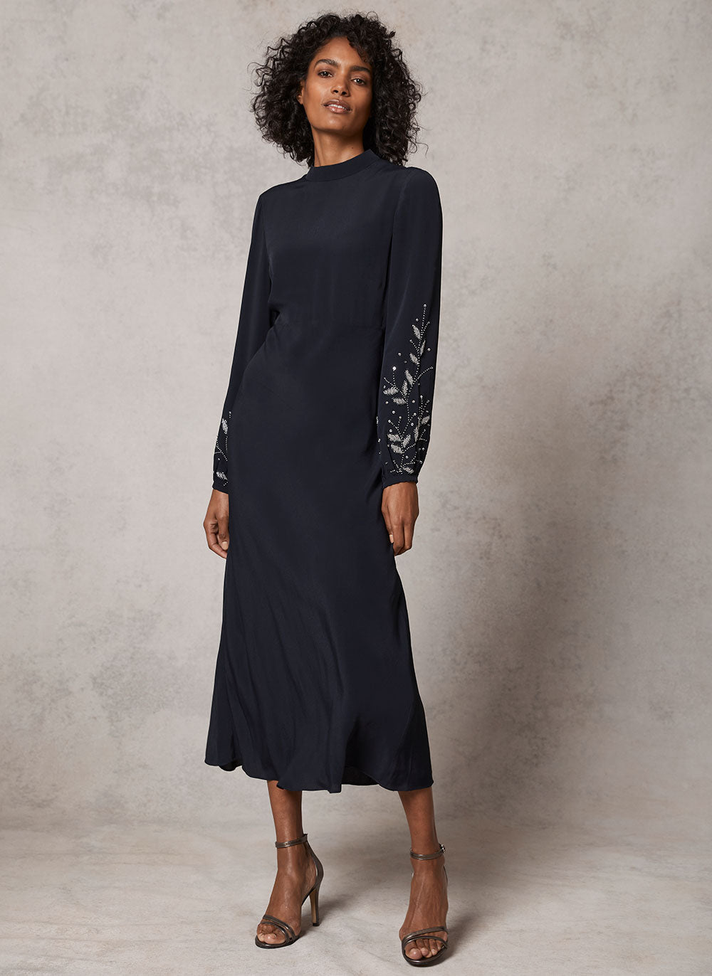 Mint velvet top navy dress