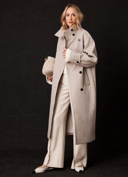 Taupe Oversized Coat