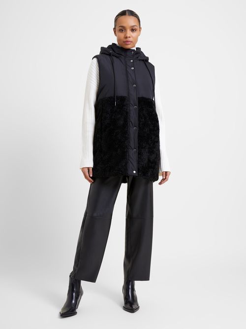 Modern Sleeveless Long Puffer...