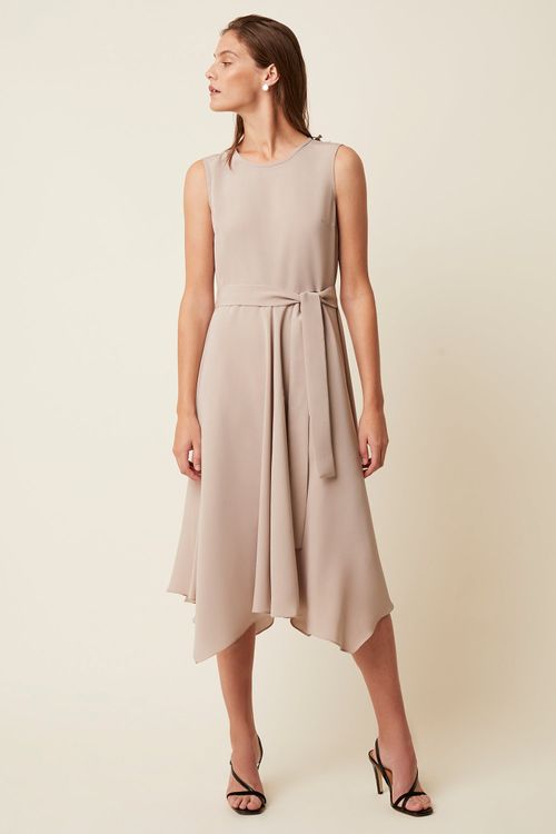 Easy Drape Hanky Hem Dress