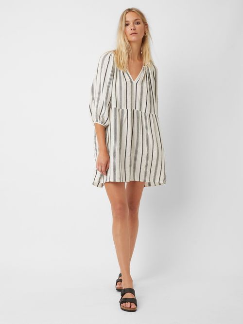 Fem Striped Dress  Milk/Black