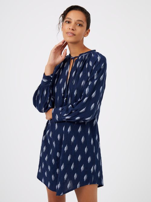 Summer Indigo Popover Dress...