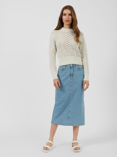 Spring Denim Knit Ls Jumper...