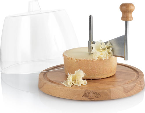 Nimma Kaaskruller - Incl Kaasstolp - Tete de Moine - Geschikt voor Chocolade - Hout