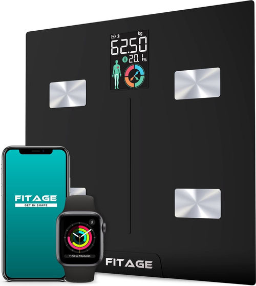 FITAGE LCD-Smart-Waage mit...