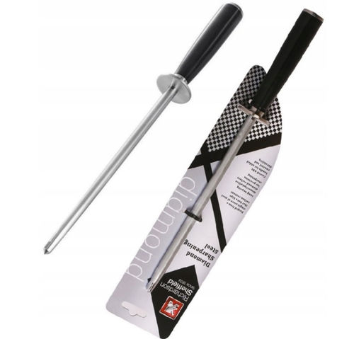 Richardson Sheffield Diamant-Schleifstab 21 cm - Silber/Schwarz