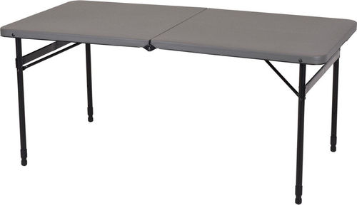 Redcliffs Stahl-Camping-Tisch - 122 x 61 cm - Dunkelgrau