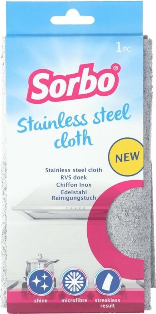 Sorbo - Edelstahlputztuch zur...