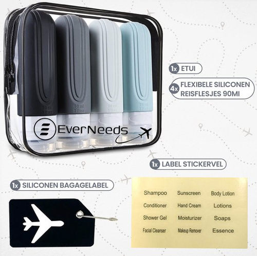 EverNeeds Reiseflaschen mit...