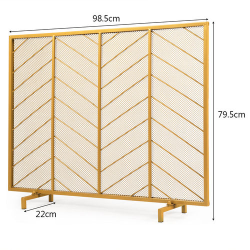 Kaminschirm Küste - 98,5 x 22...