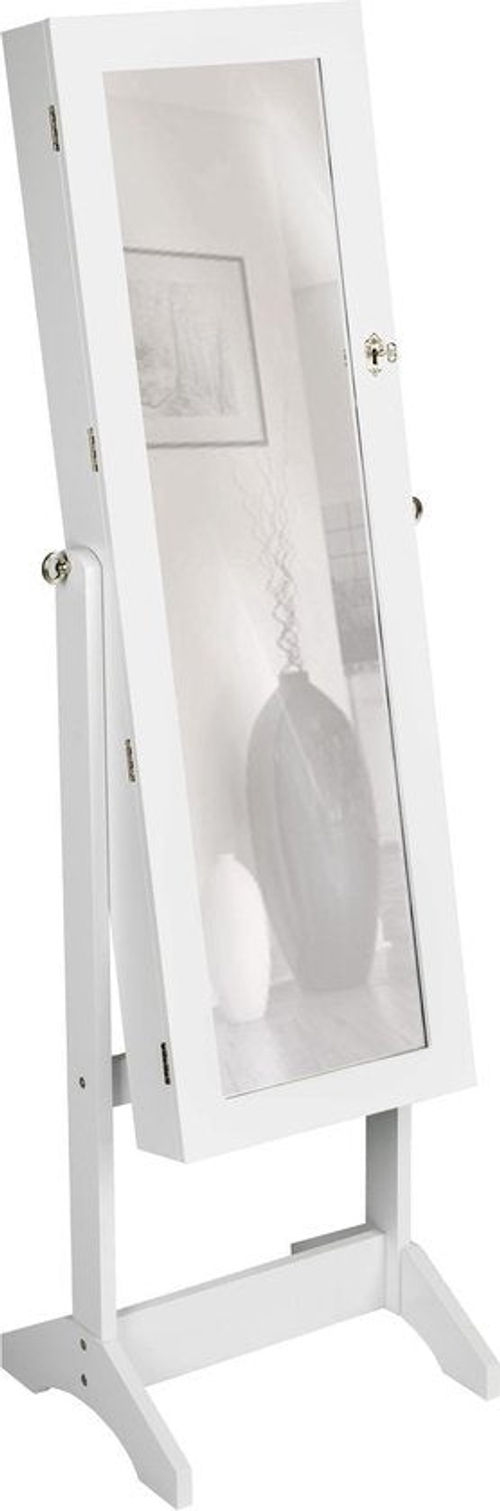 Tectake - Vitrinekast - wit -...