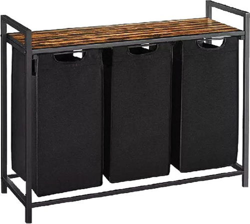 BRASQ Wäschekorb 3 Fächer -...