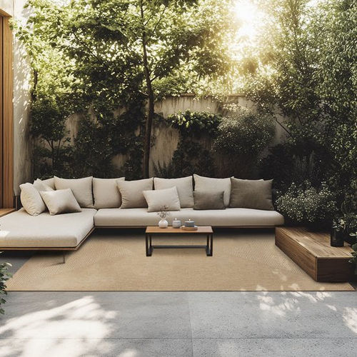 tectake Flechtteppich -...