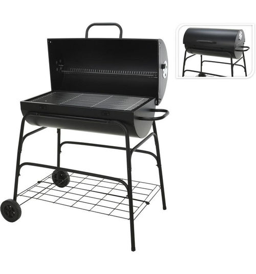 BBQ Holzkohlegrill - Zylinder...