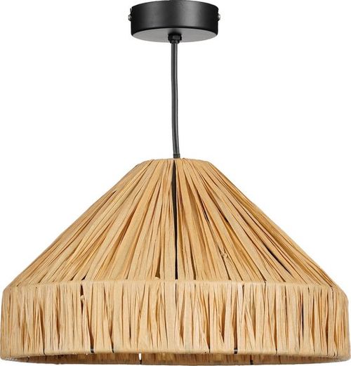Mica Decorations Elisa Pendelleuchte - H18 x Ø30 cm - Raffia - Hellbraun
