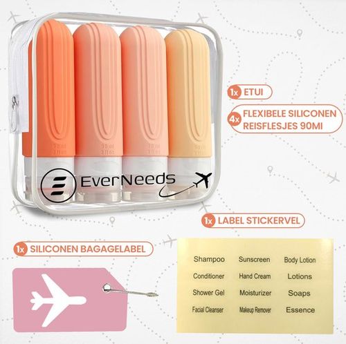 EverNeeds Reiseflaschen mit...