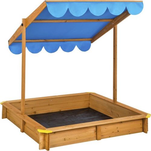 tectake® Sandkasten mit Dach...