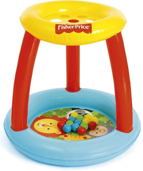Fisher-Price - Wiederaufladbare Ballablage Junior 89 x 84 cm 16-teilig - Bestway