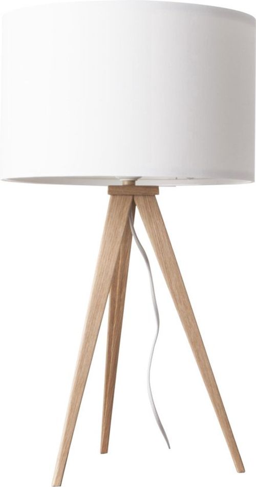 Stativ Tischlampe Holz -...