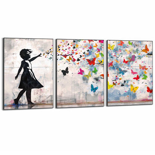 Gerahmtes Poster Balloon Girl...