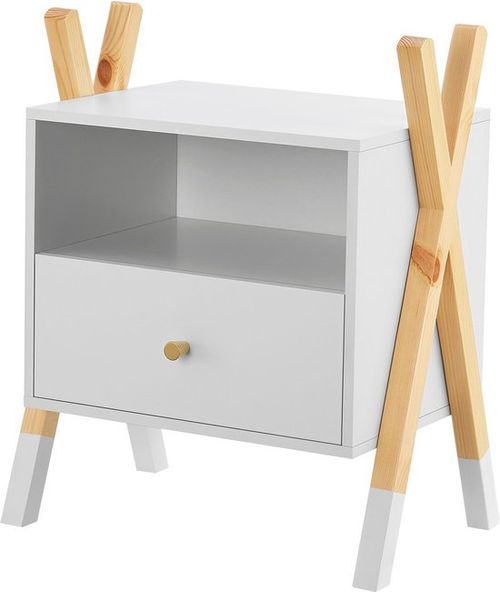 Nachttisch aus Holz /...