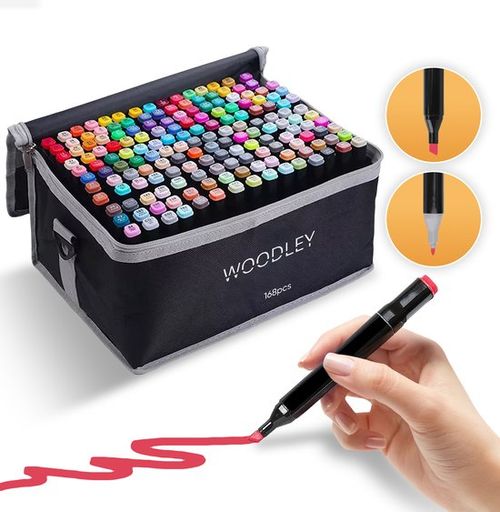 Woodley Double-sided Markers...