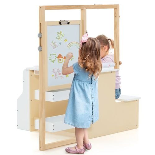 2-in-1 Kinderschreibtisch aus...