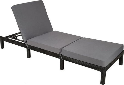 TecTake Wicker Liege schwarz...