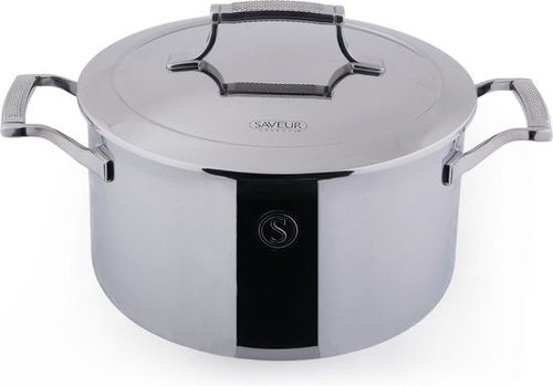 Saveur Selects - Voyage Kochtopf - Ø22 cm - Dreischicht-Edelstahl - PFAS-frei - Induktion - Backofenfest