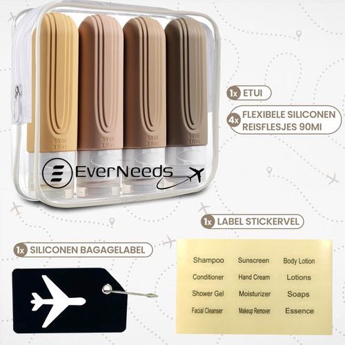 EverNeeds Reiseflaschen mit...