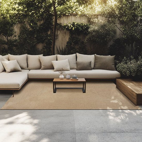 tectake® Flechtteppich -...