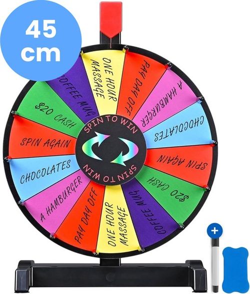 Glücksrad XL - Ø45cm - 14...