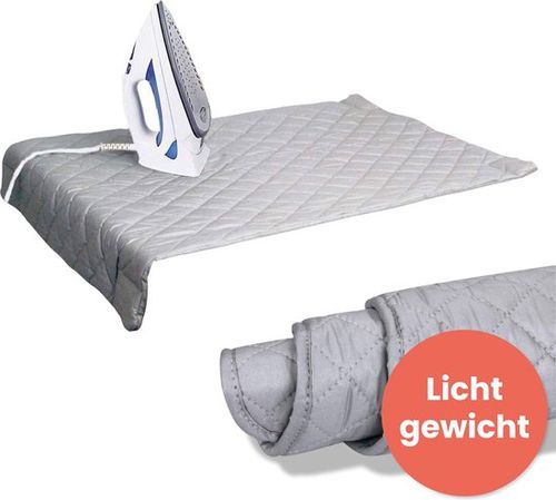 Bügeleisen - 85x50 cm - Leicht - Bügeleisen - Matte - Hitzebeständig - Tuch - Planke - Falten - Für auf Tisch - Reisen - Bügeln - Mini - Bügelbrett - Kissen - Tischbügelbrett