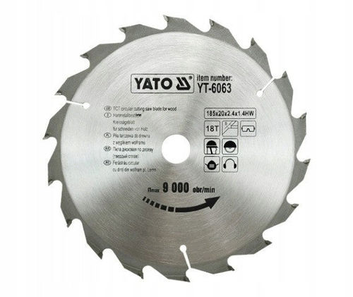 YATO Kreissägeblatt Ã˜185 mm...