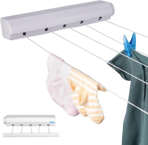 Wand-Wäscheleine ausziehbar -...