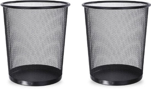 BRASQ 2x Papierkorb rund -...