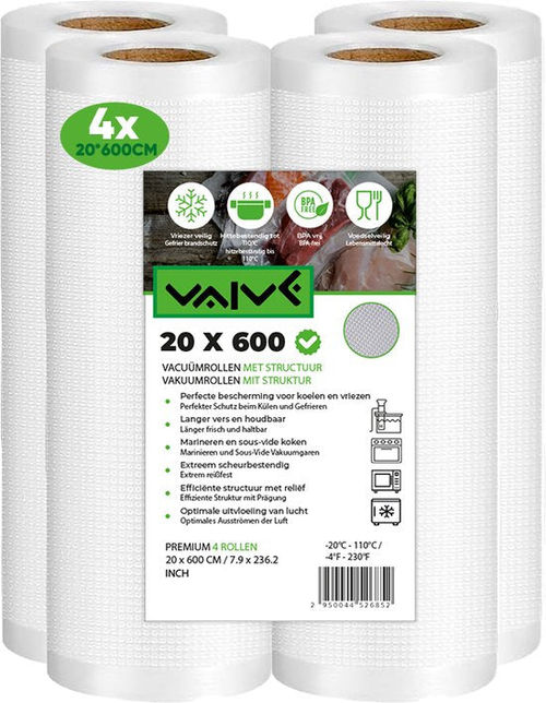 Vaive Vakuumierer 4 Stück -...