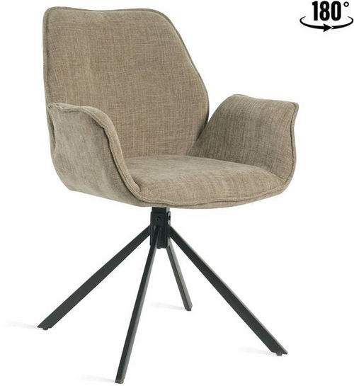 Esszimmerstuhl Lenny Taupe -...