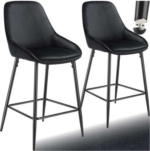 tectake® - 2er-Set Barhocker...