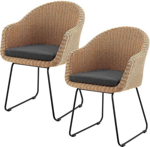 Juskys - Gartenstühle Cody -...