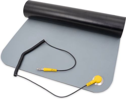 Velleman Antistatik-Lötmatte mit Erdungskabel, 1000 x 700 mm, grau