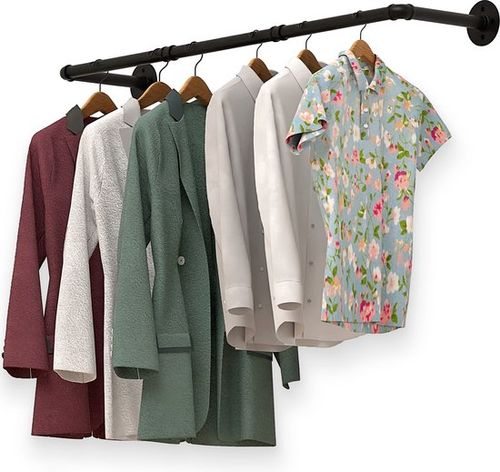 Noswo Wand-Kleiderständer -...