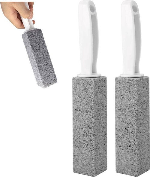 Luft Bimsstein für Toilette - 2 Stück - Urinsteinentferner - Bürste - Toilette - Schwielen