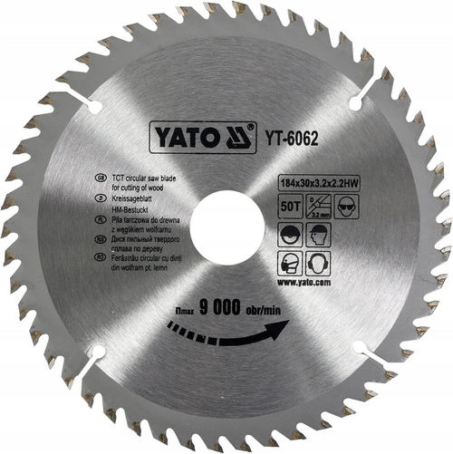 YATO Kreissägeblatt Ã˜184 mm...