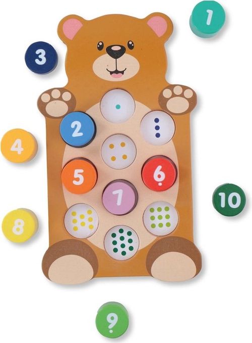 Marionette - Holzbär mit...