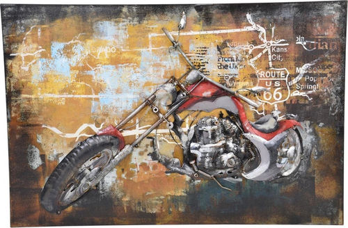 Wandschild Red Engine 94 x 63...