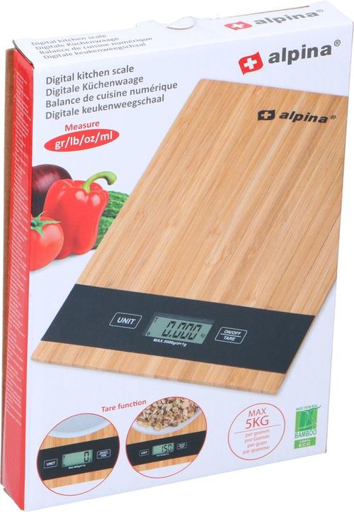 alpina Digitale Küchenwaage -...