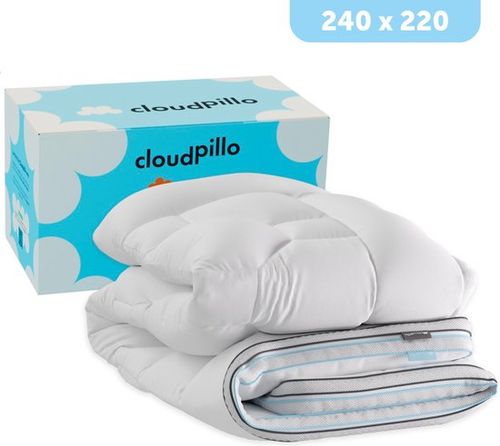 Cloudpillo 4-Jahreszeiten-Bettdecke - 3D Air Mesh - 240x220 cm - 30-Tage-Probeschlaf - Lits-Jumeaux Bettdecke - Sommerbett & Winterbett