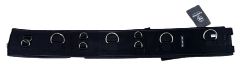 Longierring mit Ringen Schwarz